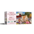 thumbnail image 1 of SUNSOUT INC - I Wuv Flowers - 300 pc Jigsaw Puzzle by Artist: Karen Burke - Finished Size 18" x 24" - MPN# 72042, 1 of 6