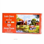 SUNSOUT INC - Lazy Days - 300 pc Jigsaw Puzzle by Artist Kevin Walsh - Finished Size 18" x 24" - MPN# 13690