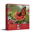 thumbnail image 1 of SUNSOUT INC - Monarch Butterfly - 500 pc Jigsaw Puzzle by Artist: Jim Hansel - Finished Size 18" x 24" - MPN# 67362, 1 of 5