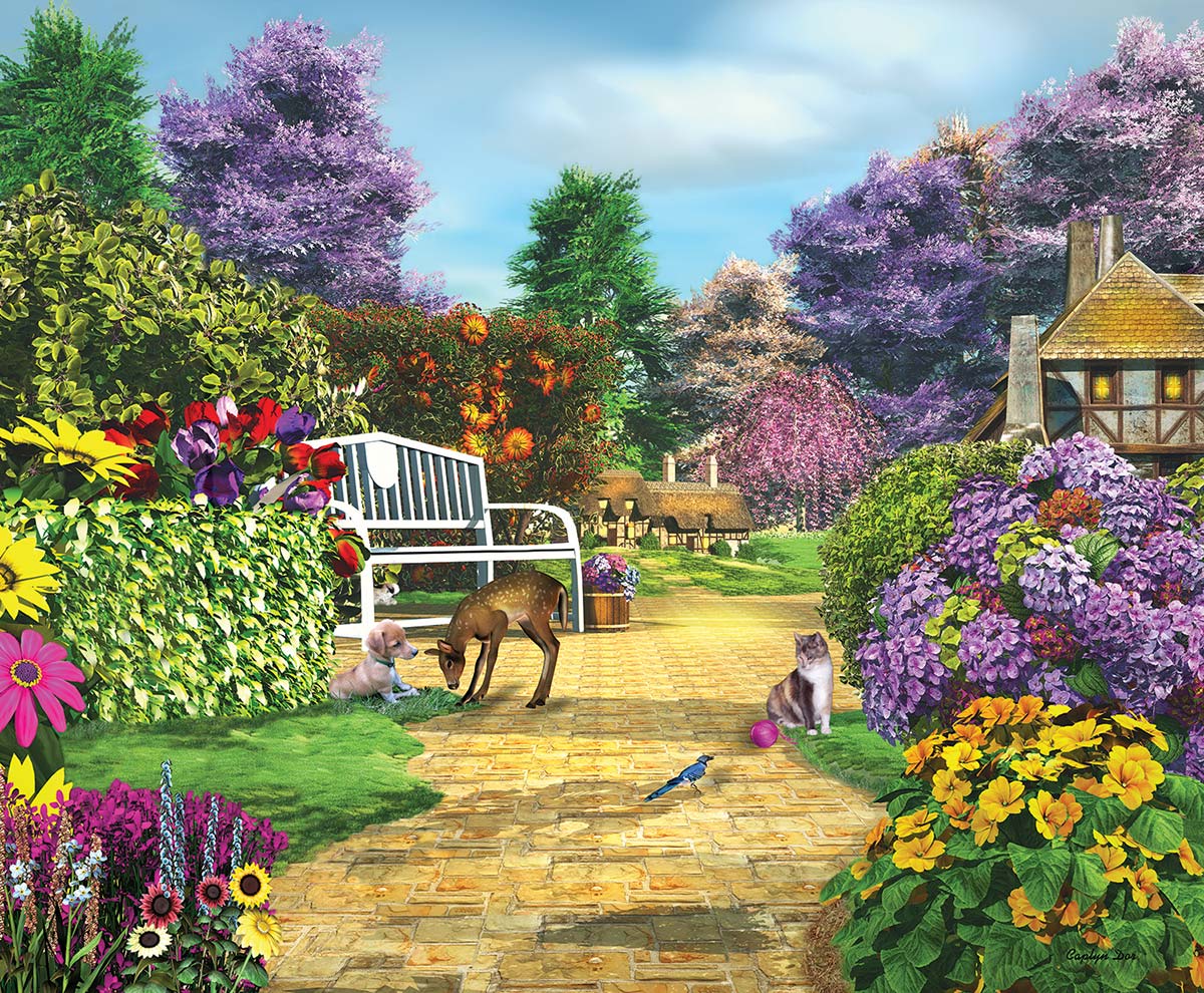 SUNSOUT INC - Peaceful Moment - 1000 pc Jigsaw Puzzle by Artist: Caplyn ...