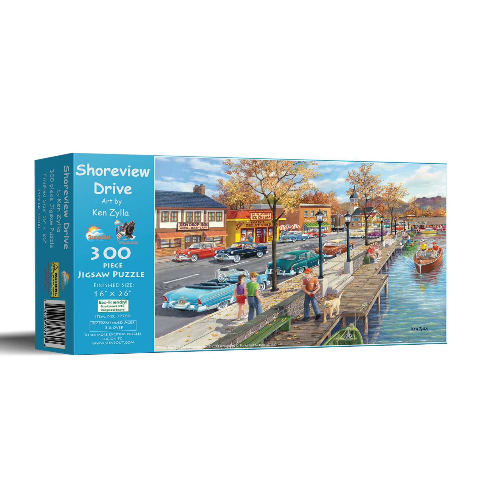 SUNSOUT INC - Shoreview Drive - 300 pc Jigsaw Puzzle by Artist: Ken ...