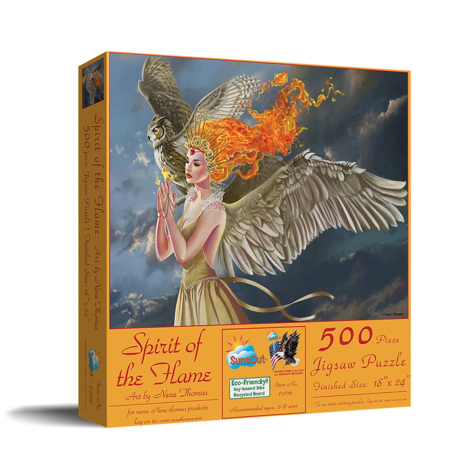 SUNSOUT INC - Spirit of the Flame - 500 pc Jigsaw Puzzle by Artist ...