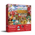 thumbnail image 1 of SUNSOUT INC - Springtime Chickens - 1000 pc Jigsaw Puzzle by Artist: Lori Schory - Finished Size 20" x 27" - MPN# 34740, 1 of 5