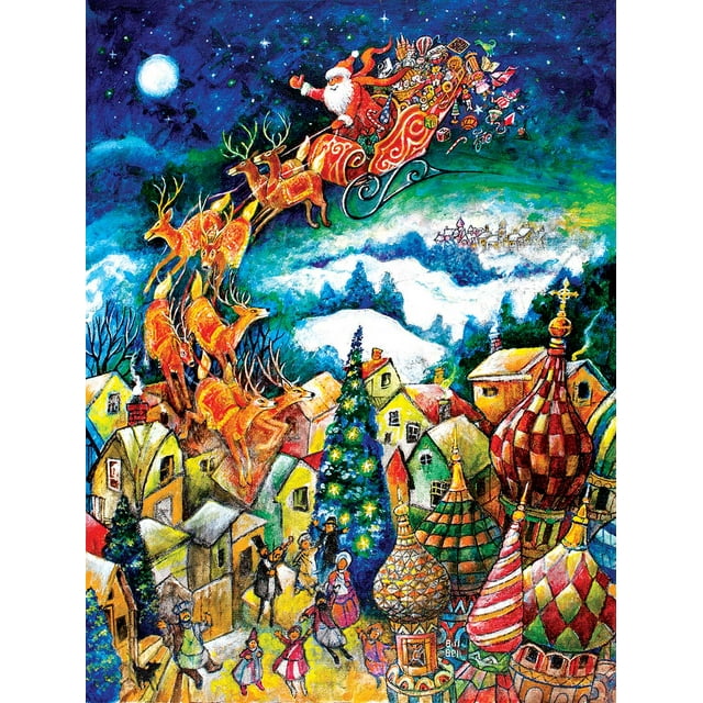 SUNSOUT INC - St. Nicholas - 300 pc Jigsaw Puzzle by Artist: Bill Bell - Finished Size 18" x 24" Christmas - MPN# 21825