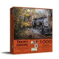 thumbnail image 1 of SUNSOUT INC - Train's Coming - 1000 pc Jigsaw Puzzle by Artist: Celebrate Life Gallery - Finished Size 19" x 30" - MPN# 30121, 1 of 5