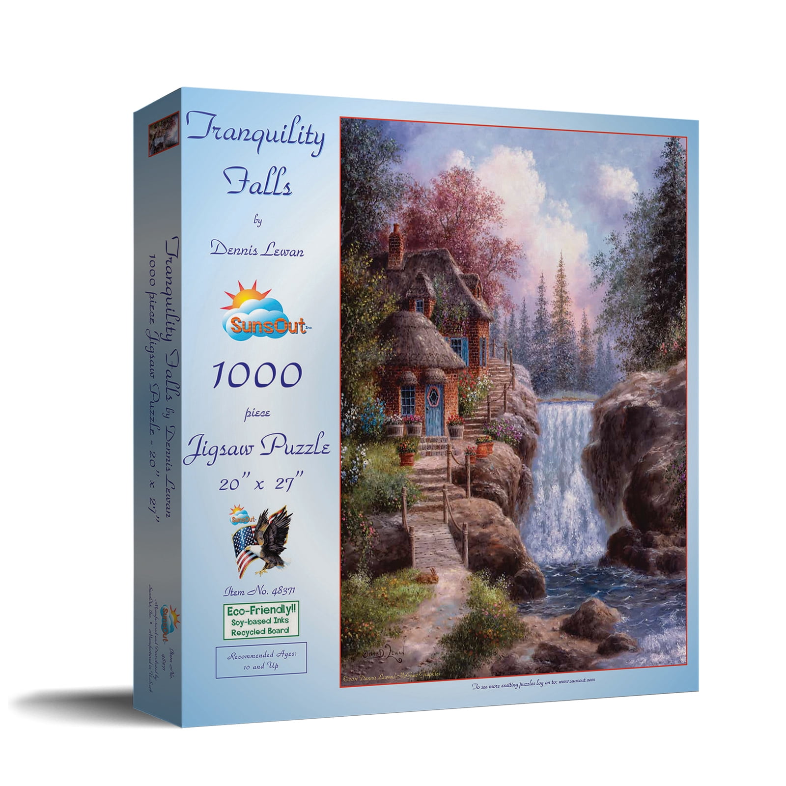 SUNSOUT INC - Tranquility Falls - 1000 pc Jigsaw Puzzle by Artist ...