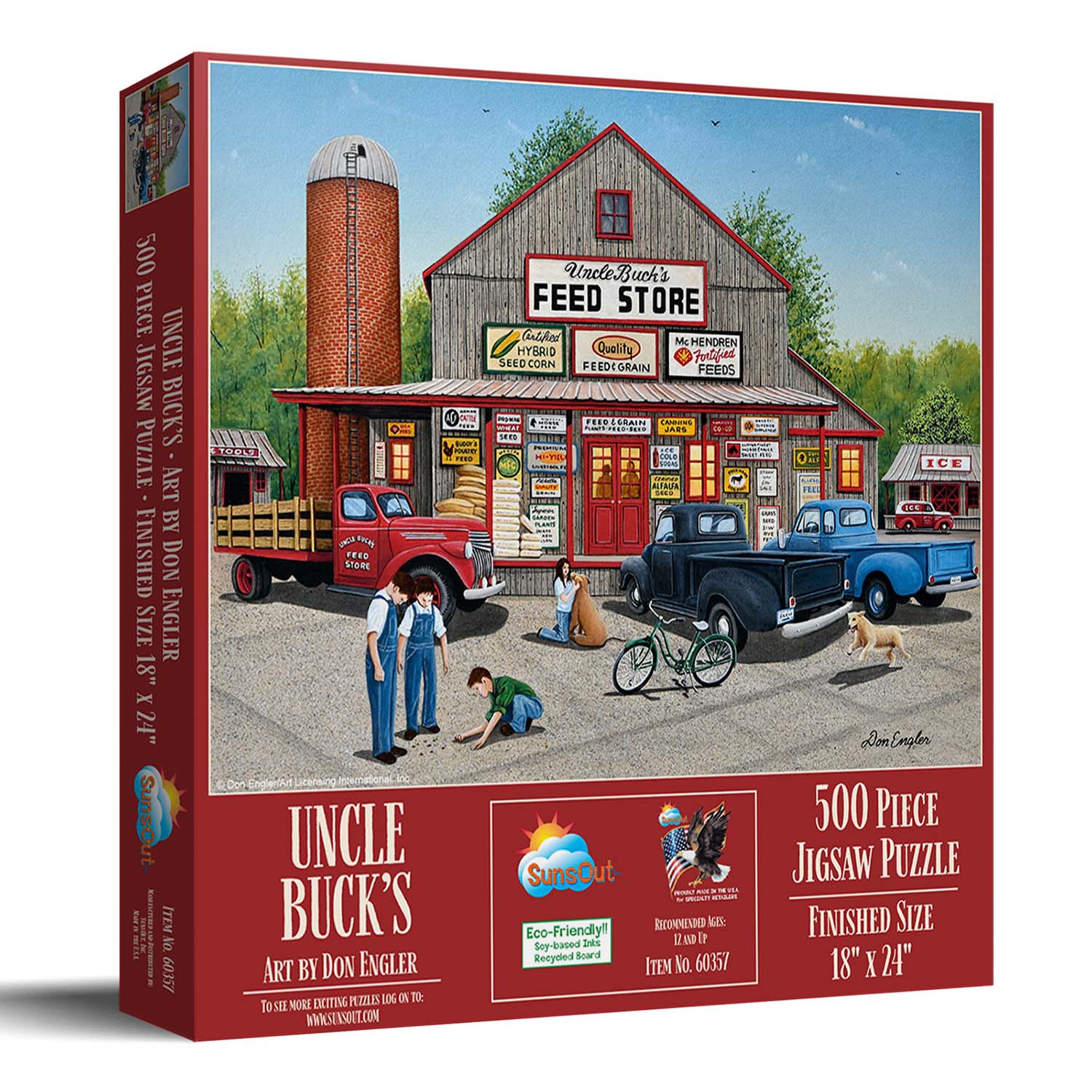 SUNSOUT Puzzle „Don't Mess With Kitty“ 1000 Teile – Größe 50,8 X 68,6 Cm, Von Tom Wood