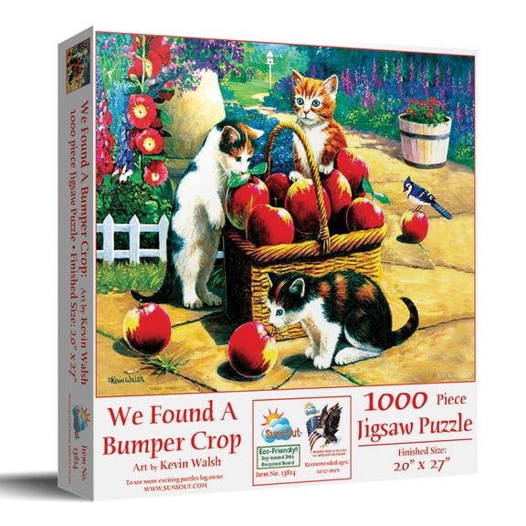 SUNSOUT INC - We Found a Bumper Crop - 1000 pc Jigsaw Puzzle by Artist: Kevin Walsh - Finished Size 20" x 27" - MPN# 13814