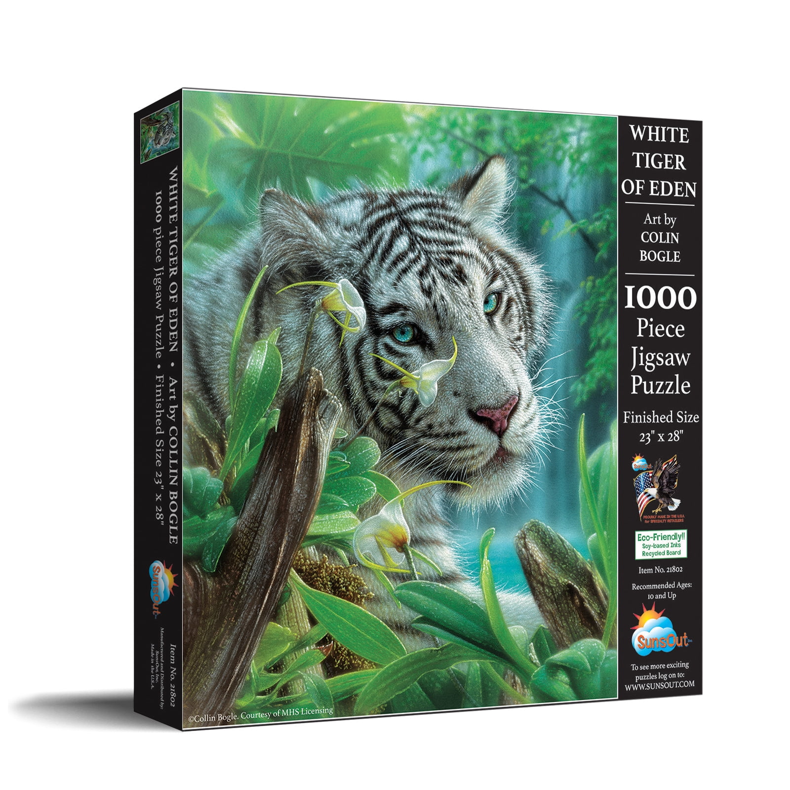 SUNSOUT Make Yourself At Home 550-Piece Jigsaw Puzzle - 15x24 Inches, Eco-Friendly, Made In USA - View #2