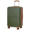 thumbnail image 1 of SUNSPIRE 28 In Checked Luggage Hardside Suitcase PC ABS Spinner Wheels TSA Lock YKK Zipper Hardshell Rolling Durable Lightweight Business Travel Green, 1 of 8