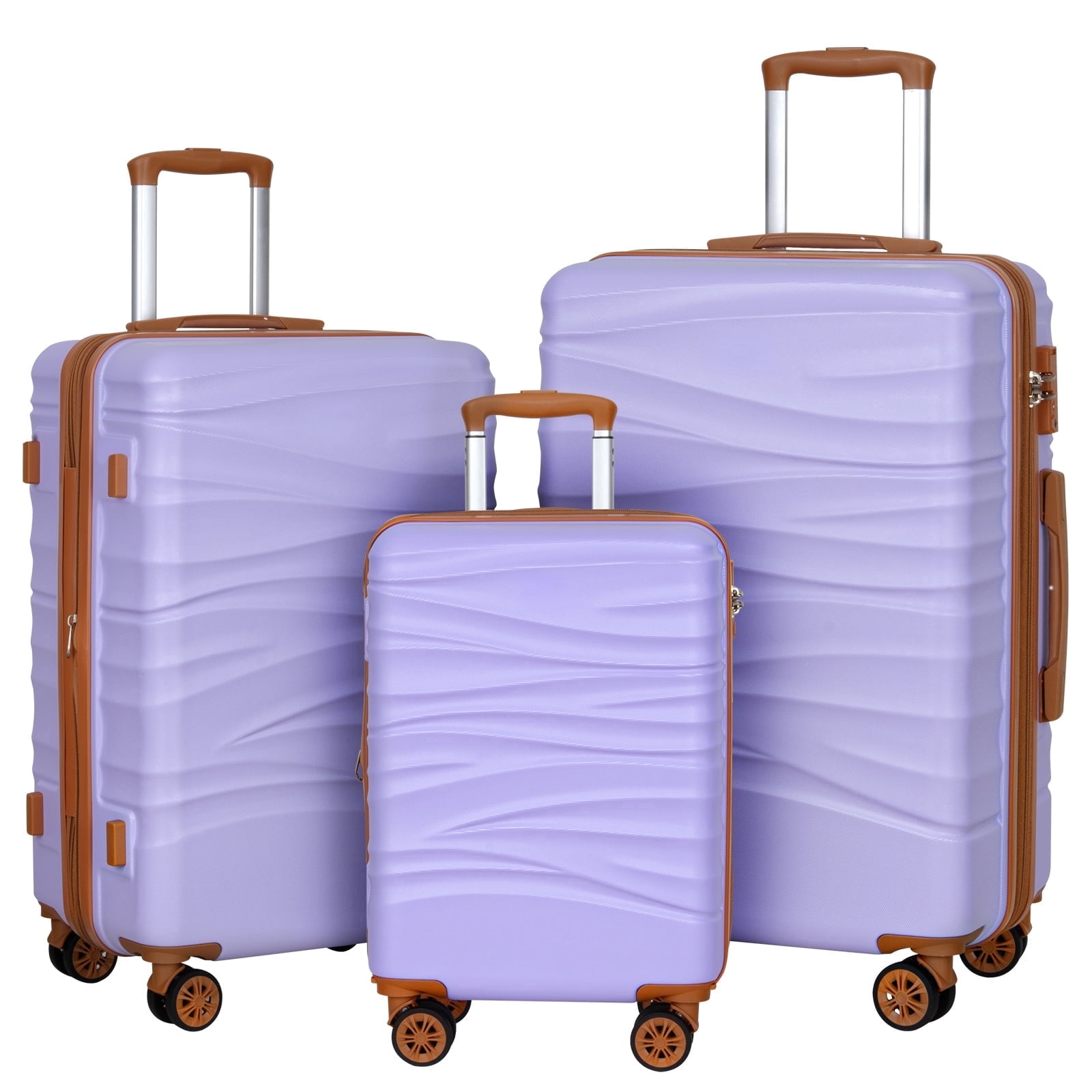 SUNSPIRE Luggage Set 22 24 28 inch Carry-on Checked Hardshell