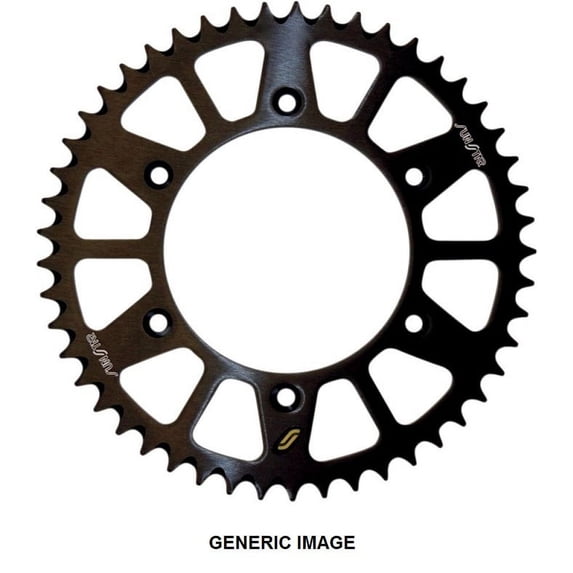 SUNSTAR Works Triplestar Rear Aluminum Sprocket Black 48T for OFFROAD KTM 450 XC-G 2003-2006