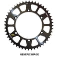 thumbnail image 1 of SUNSTAR Works Triplestar Rear Aluminum Sprocket Black 52T for OFFROAD KAWASAKI KX125K 94-95, 1 of 3