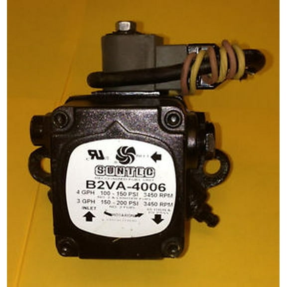 SUNTEC B2VA4006B Oil Pump 2 Stage 3450 RPM 100-200 PSI 4 GPH Includ