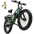 thumbnail image 1 of SUNTIBYE EB26 Electric Bike 26" Fat Tire Ebike for Adults, 65miles / 28mph Peak 1500W E-mountain Bicycle,48V 15Ah UL2849, Green, 1 of 11