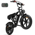 thumbnail image 1 of SUNTIBYE G60 Fat Tire Electric Mountain Bike for Adults 20", 1500W 7-Speed Off-road Ebike, 30MPH & 70Miles, 48V 20Ah UL2849, 1 of 12