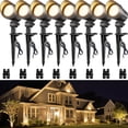 thumbnail image 1 of SUNVIE 6W LED Low Voltage Landscape Lighting with Connectors Warm White Spotlights Outdoor, 8 Pack, 1 of 9