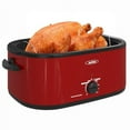 thumbnail image 1 of SUNVIVI 20 Quart Turkey Electric Roaster Oven with Self-Basting Lid, Stainless Steel, Red, 1 of 8