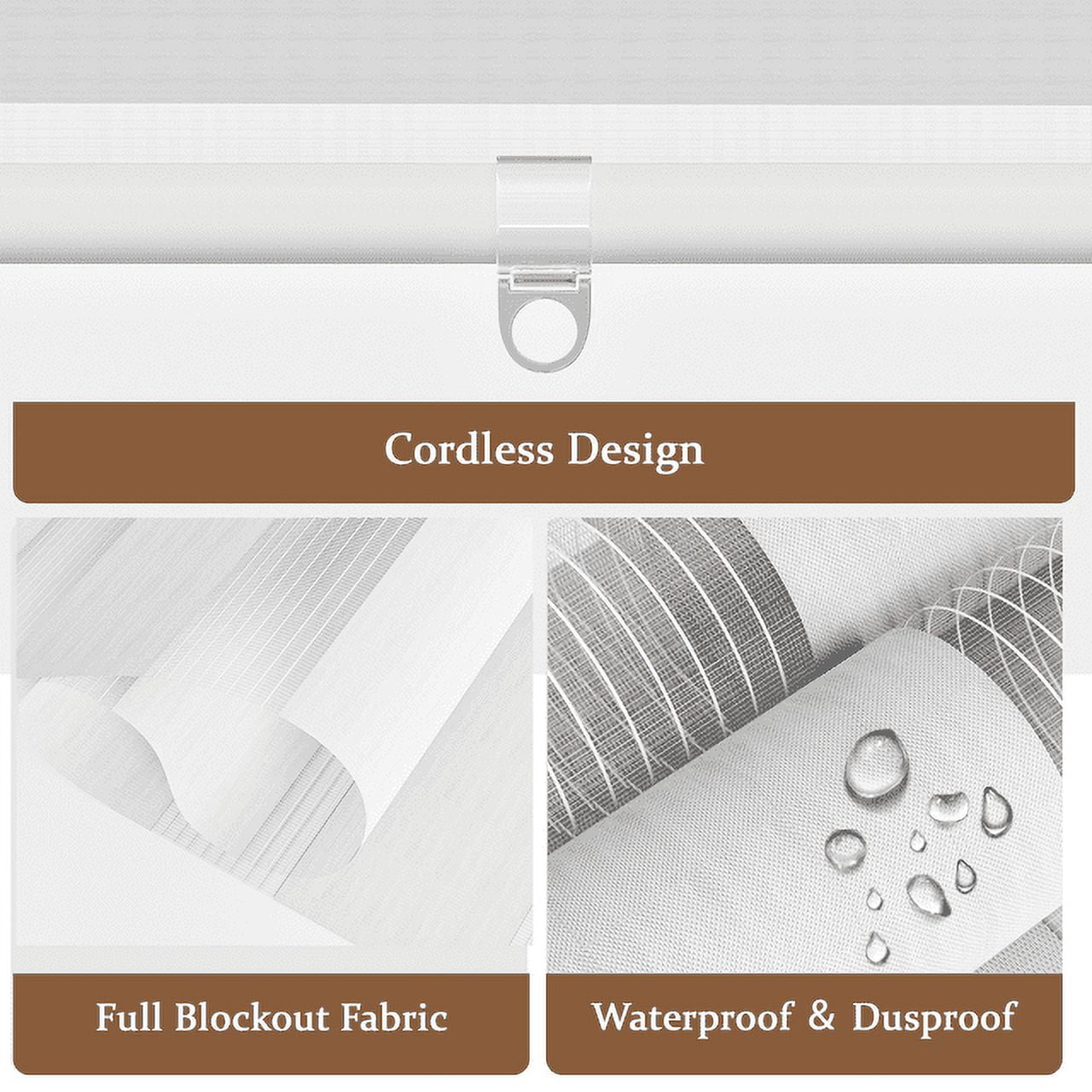SUNVIVI Cordless Zebra Blinds Roller Shades Free Stop Roller Window SUNVIVI Cordless Zebra Blinds Roller Shades Free Stop Roller Window