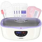 SUNVIVI Upgraded Paraffin Wax Machine for Hand and Feet, 4000ml Large Capacity Paraffin Wax Warmer, 20-Min Fast Heating with Temp Control, Paraffin Bath with 8 Pack Refills for Smooth & Soft Skin