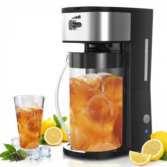 SUNVIVIPRO 3-in-1 Coffee and Tea Machine Brewing System with 2.5 Quart Pitcher, Iced Tea Maker and Iced Coffee Maker, Strength Selector, Perfect For Tea, Coffee, Lattes, Lemonade Y101