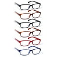 thumbnail image 1 of SUNVOES 6 Pack BLue Light Blocking Reading Glasses with Spring Hinge for Women and Men, 1 of 7