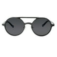 thumbnail image 1 of SUNVOES Men Round Black Sunglasses with Case UV400 Protection Lenses, 1 of 10