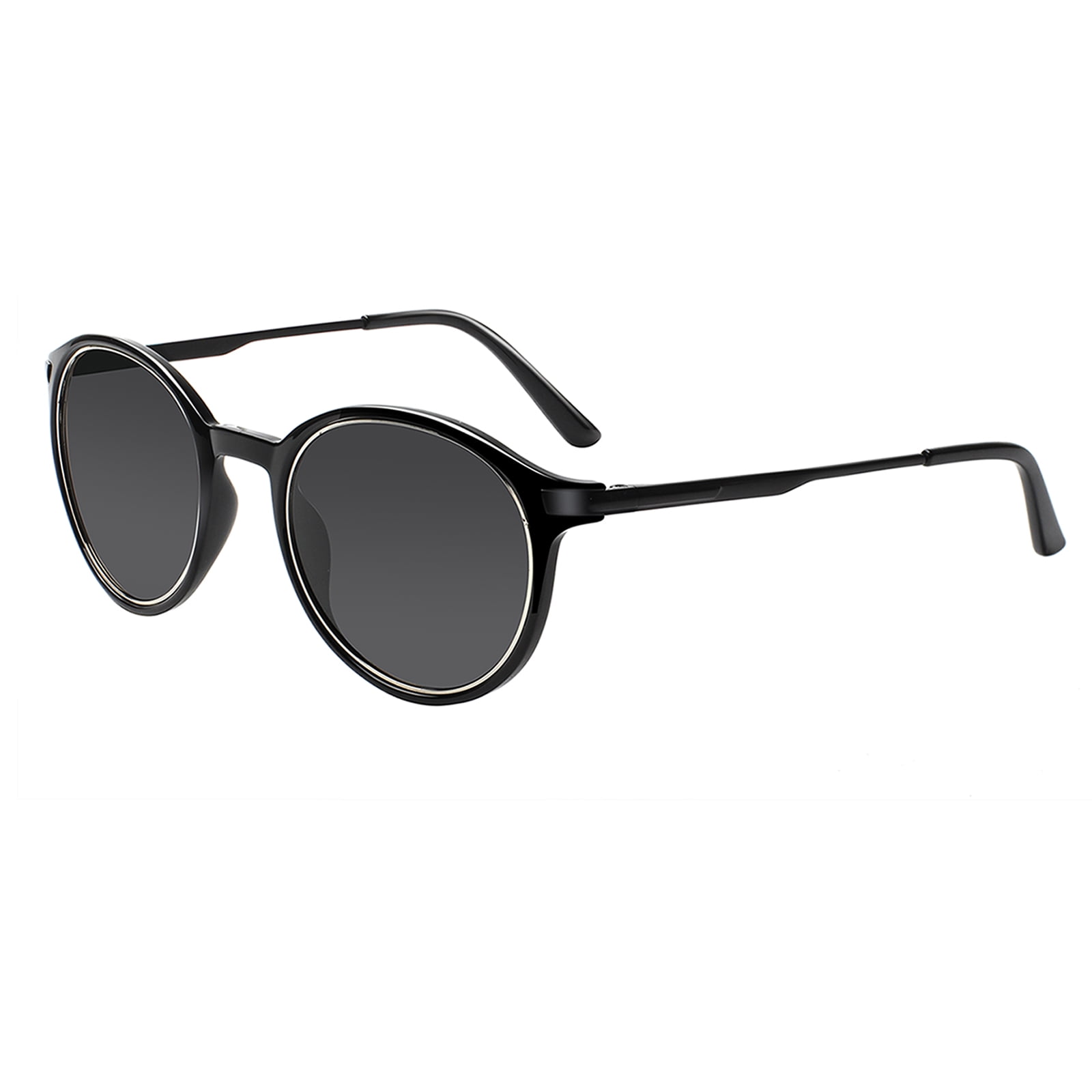 SUNVOES Polarized Round Vintage for Men Women Fashion 