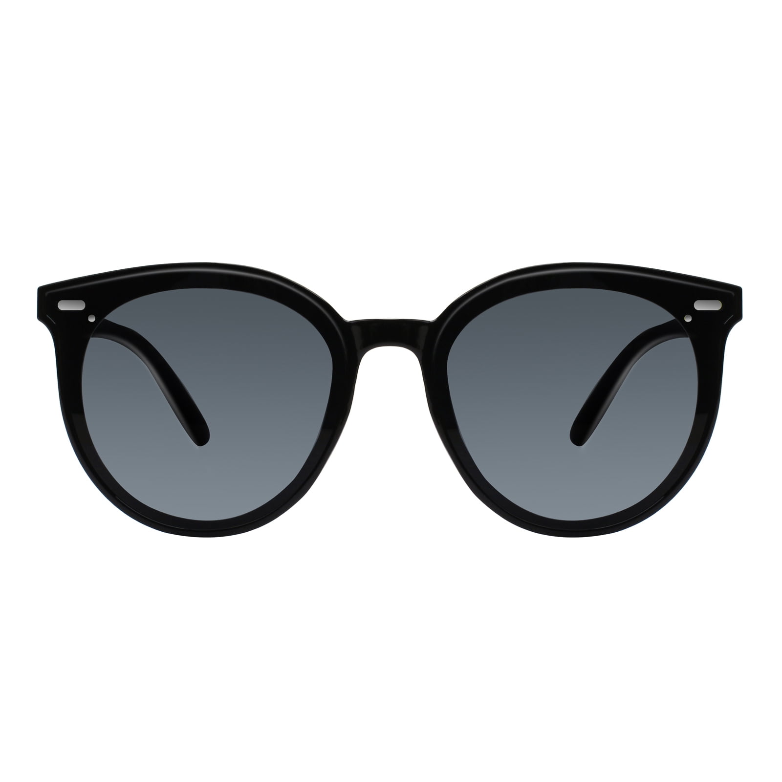 Cat Eye Round Polarized Sunglasses UV Protection Sun Somdiffy Polarized Cat Eye Sunglasses for Women, UV400  main image 2