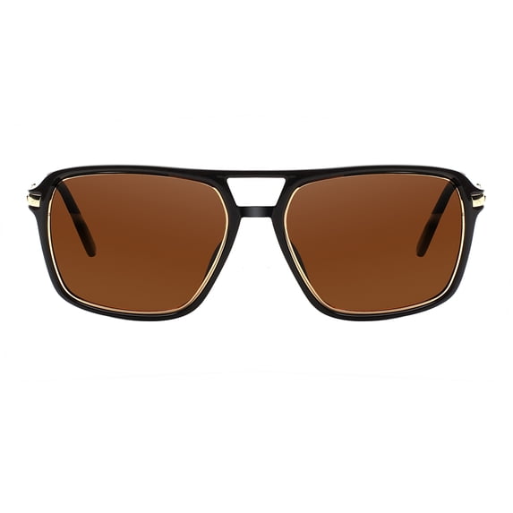 SUNVOES Polarized Sunglasses for Women Men Driving Vintage Square UV Protection