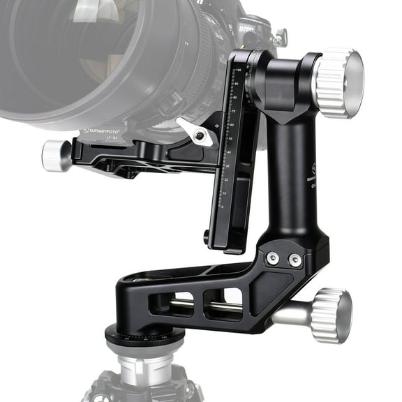 SUNWAYFOTO GH-02 Gimbal Head Aluminum Load 66 lbs (30 Kgs)