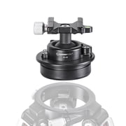 SUNWAYFOTO IB-40S Heavy Duty Tipod Head to 75mm Bowl Adapter with Arca Swiss Clamp and Plate Load 55lbs25KG
