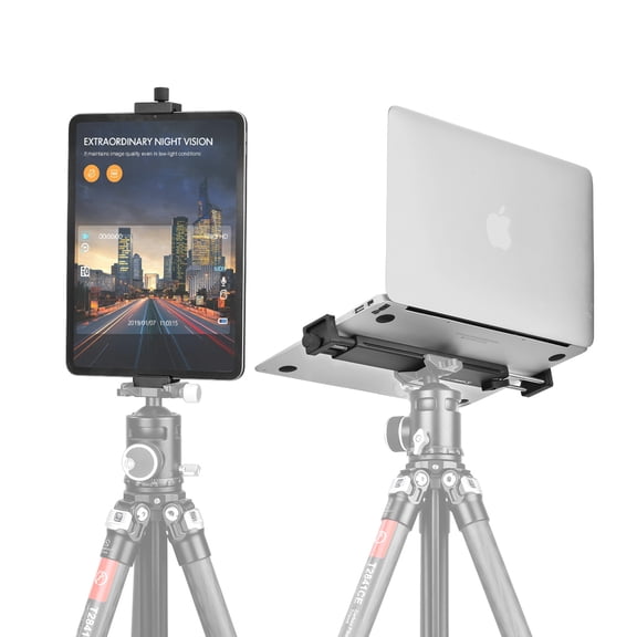 SUNWAYFOTOPC-05UniversalLaptopStandforArcaSwissTripod,LaptopHolderforMacbookPro,TabletMountforIpad