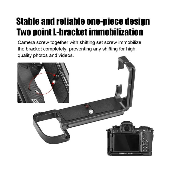 SUNWAYFOTO PNLO-Z6III L-bracket for Nikon Z6III Camera Arca Swiss Quick Release L Plate