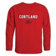 thumbnail image 1 of SUNY Cortland Red Dragons Campus Crewneck Pullover Sweatshirt Sweater - Red, Small, 1 of 2