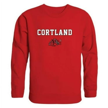 SUNY Cortland Red Dragons Campus Crewneck Pullover Sweatshirt Sweater - Red, X-Large