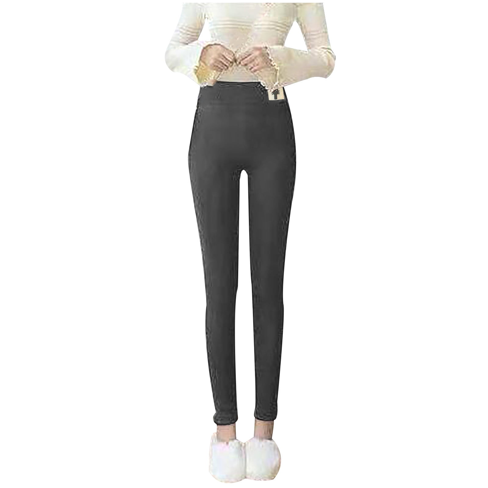 1pc Thickened And Fleece Lined Women's Winter Leggings For Warmth