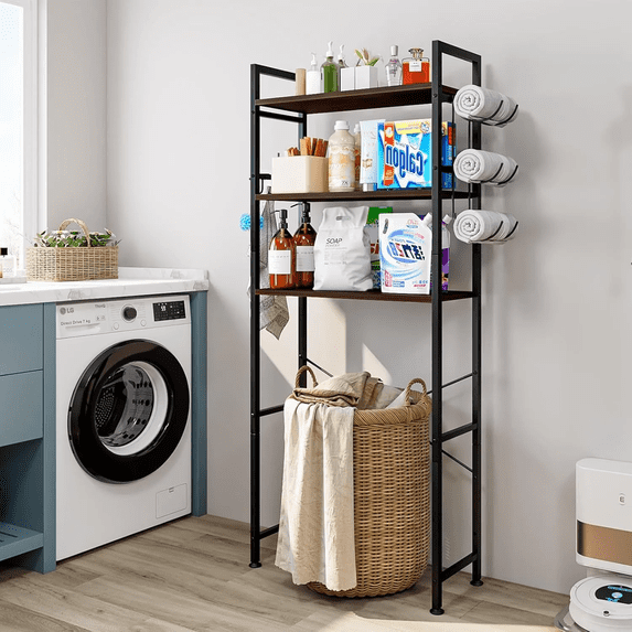 Aerospace Rack Unit SUOERNUO Over-the-Toilet Storage Rack – 3-Tier Bathroom Organizer ...