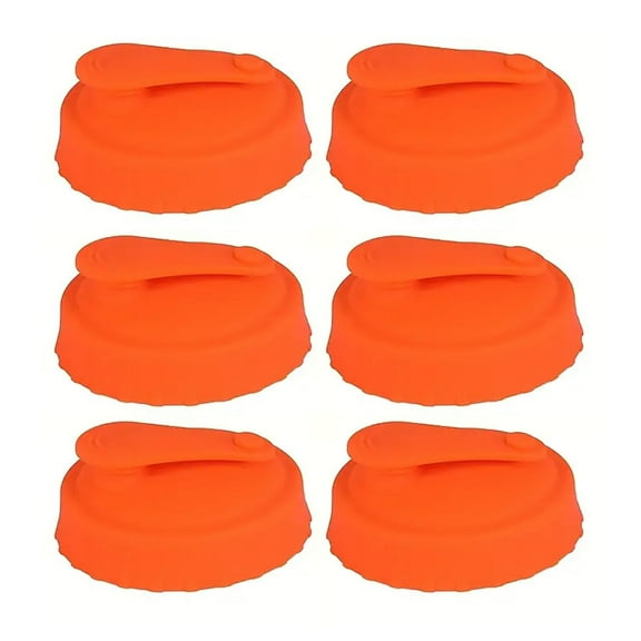 SUOKL Can Cover 6PCS Can Lids Juice Beverage Beer No Spill Silicone Can Lid Standard Cans Protector