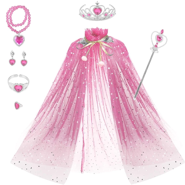 princess dress up jewelry set Princess Dress Up Shoes for Girls - Princess Heels, Tiaras, and Jewelry Set