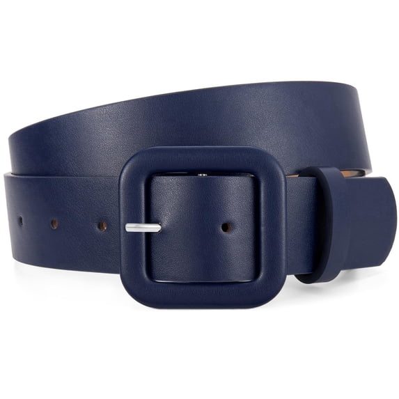 SUOSDEY Belts for Women,Ladies Belt for Jeans Pants Dresses,Candy Color Fashion Square Buckle Belt