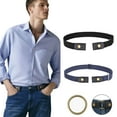 thumbnail image 1 of SUOSDEY Buckle-Free Belts for Men Women Nylon Belt No Buckle Elastic Invisible Belt for Jeans pants, 1 of 7