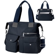 Casual Tote Bags for Women with Multiple Pockets,Large Capacity Nylon Crossbody Work Shoulder Handbag for Ladies