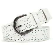 White Dress Belt