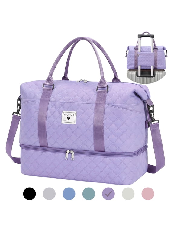 Tote Duffle Bag for Travel,Weekender Bags with Shoes Compartment,Hospital Bag for Labor and Delivery,Carry on Bag for Women,Travel,Overnight,Weekend