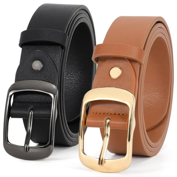SUOSDEY Plus Size Belts for Women,Ladies Leather Belt for Jeans Pants Dress with Gift Box