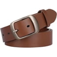 thumbnail image 1 of SUOSDEY Plus Size Belts for Women,Ladies Leather Belt for Jeans Pants Dress with Gift Box, 1 of 7