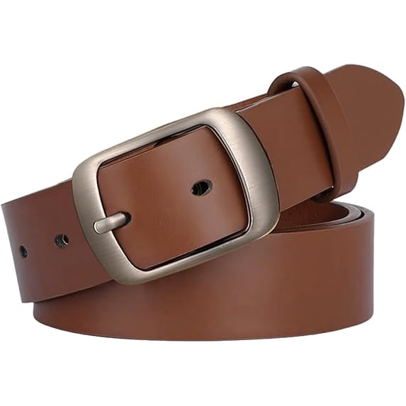 SUOSDEY Plus Size Belts for Women,Ladies Leather Belt for Jeans Pants Dress with Gift Box
