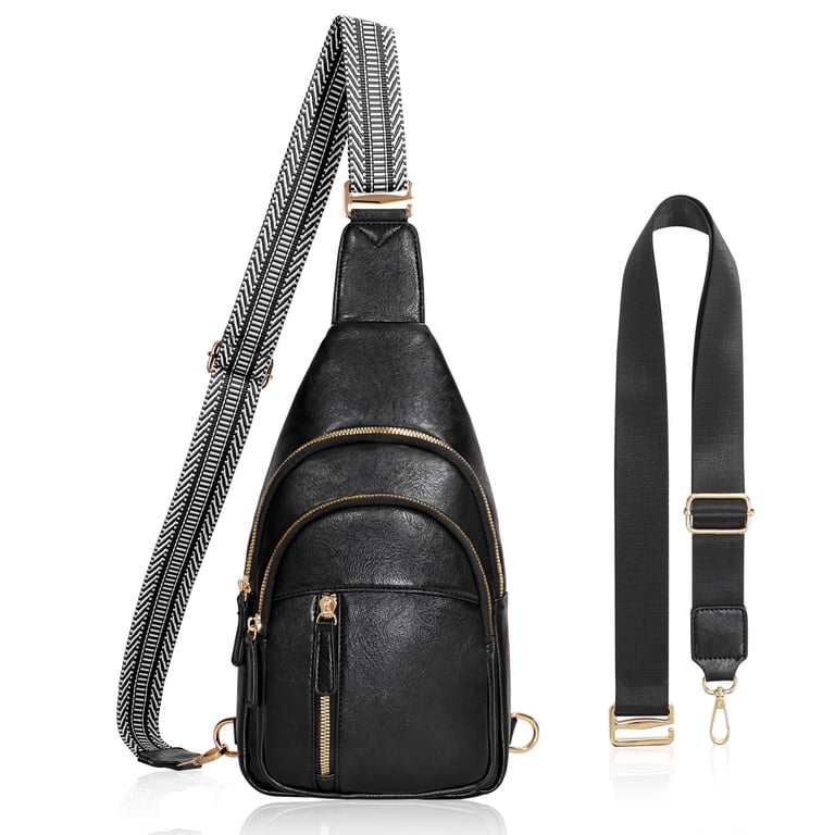 SUOSDEY Sling Bag for Women Anti Theft Crossbody Bag Leather  display picture 1