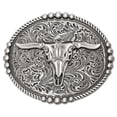 thumbnail image 1 of SUOSDEY Western Belt Buckle for Men Women Rodeo Texas Longhorn Bull Cowboy Cowgirl Belt Buckle, 1 of 7